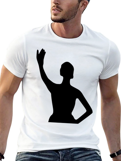 Silhouette Graphic Tee - Mens Black T-Shirt