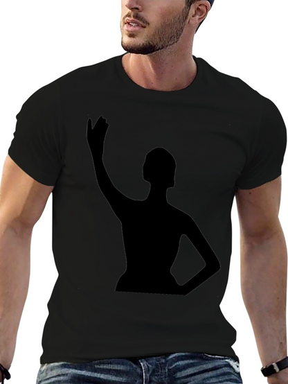 Silhouette Graphic Tee - Mens Black T-Shirt