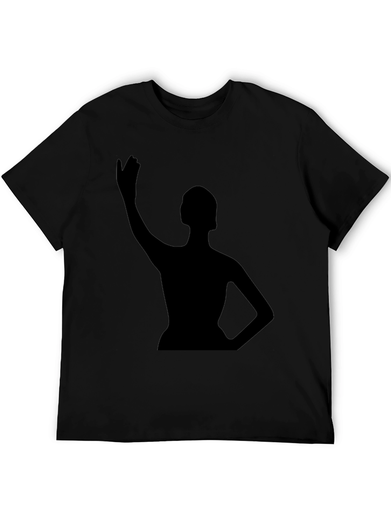 Silhouette Graphic Tee - Mens Black T-Shirt