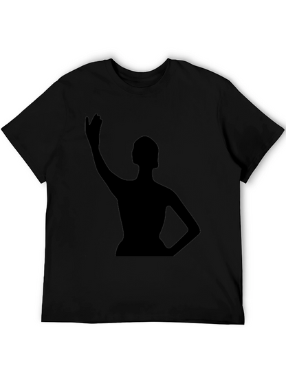 Silhouette Graphic Tee - Mens Black T-Shirt