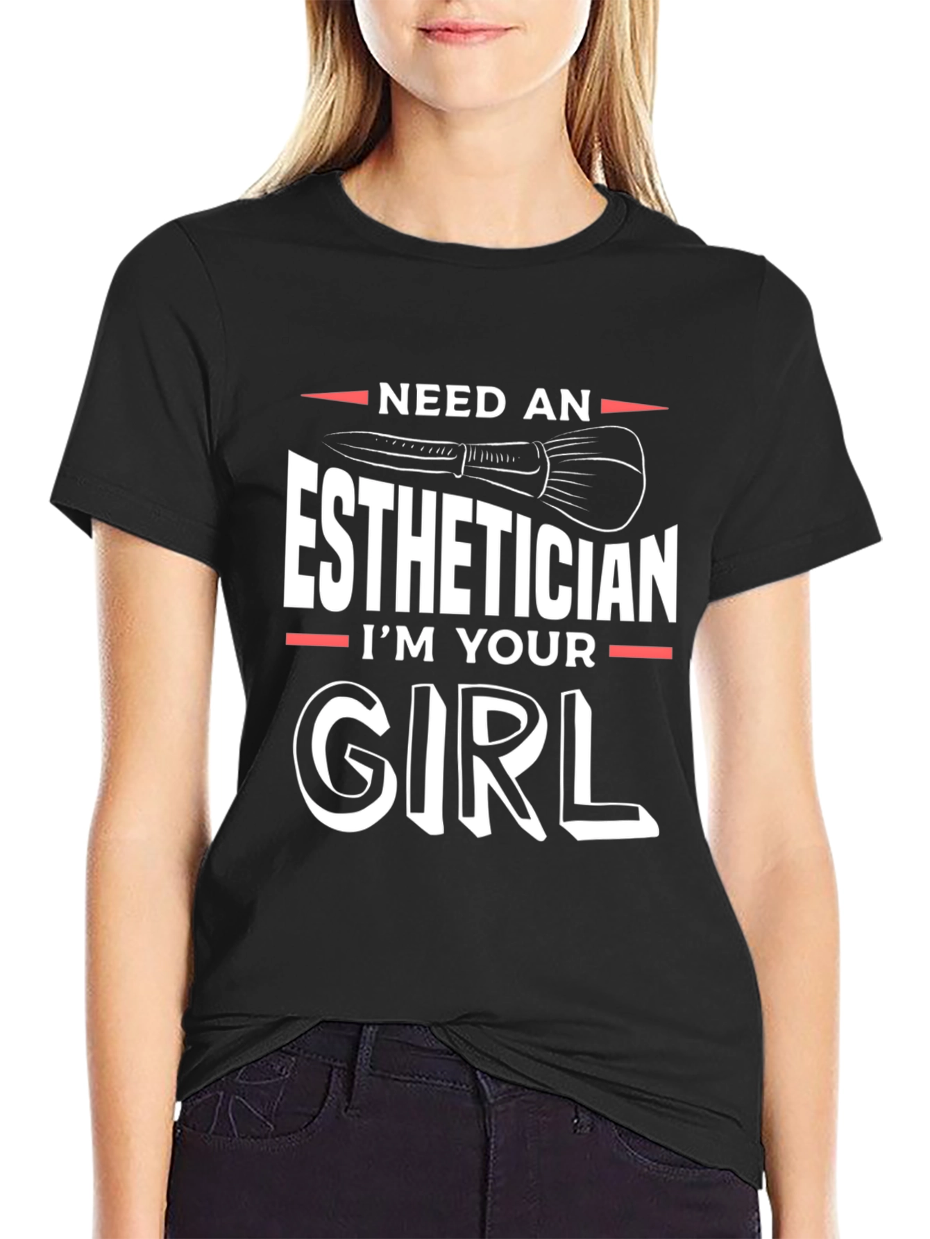 Esthetician Girl T-Shirt - Beauty Expert Tee