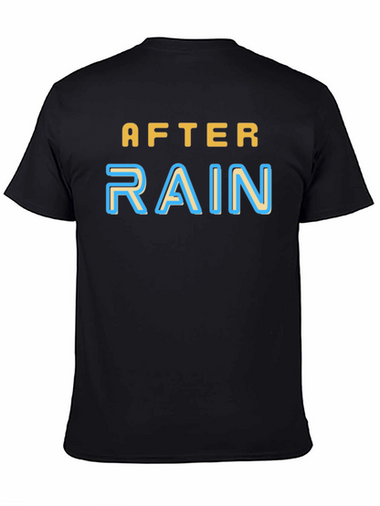 After Rain Graphic Tee - Soft Black T-Shirt
