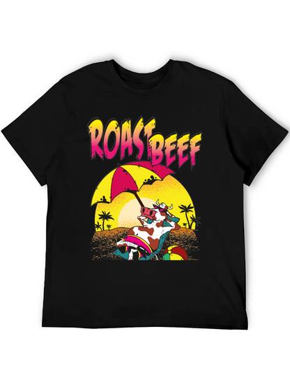 Roast Beef Cow Beach T-Shirt