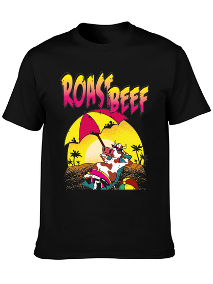 Roast Beef Cow Beach T-Shirt