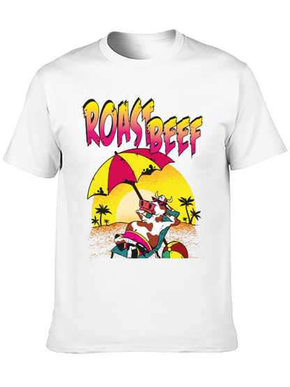 Roast Beef Cow Beach T-Shirt