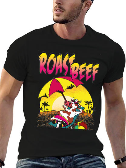Roast Beef Cow Beach T-Shirt