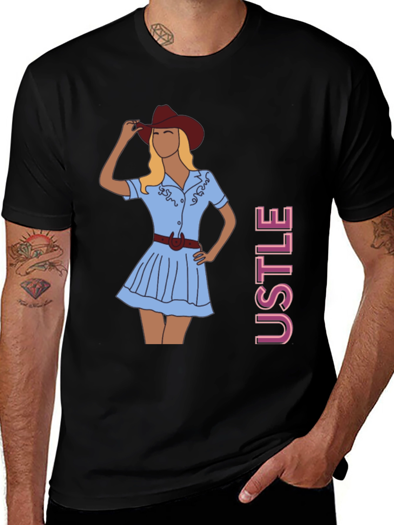 Cowgirl Graphic Tee - Trendy Western Style T-Shirt