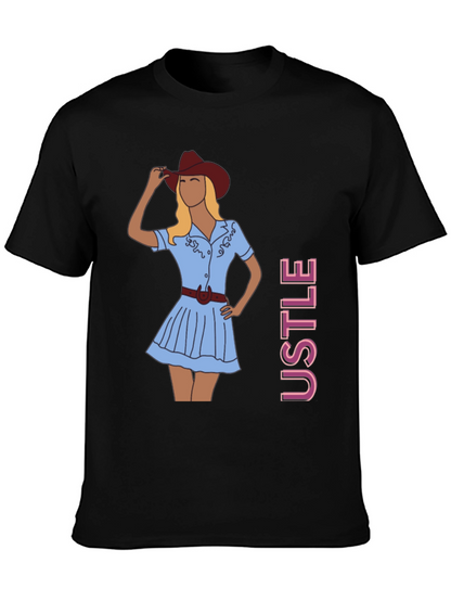 Cowgirl Graphic Tee - Trendy Western Style T-Shirt