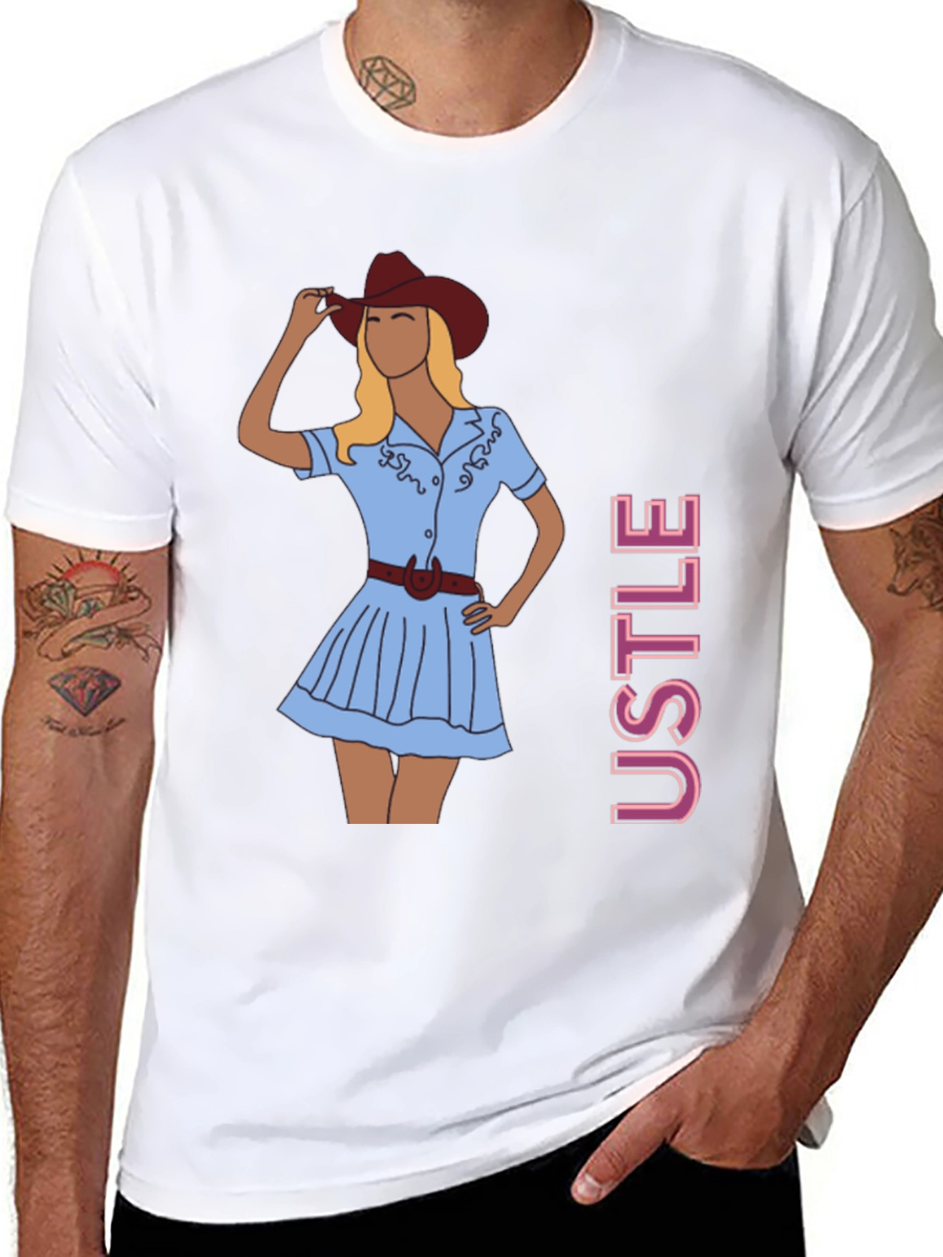 Cowgirl Graphic Tee - Trendy Western Style T-Shirt