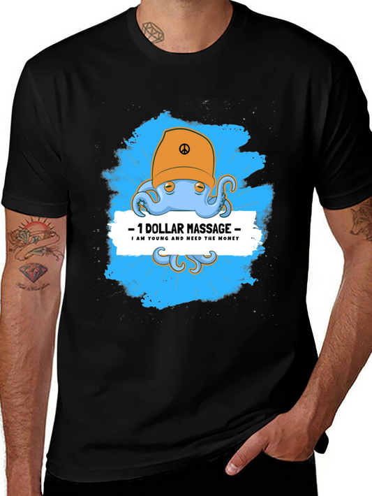 Funny Octopus Massage T-Shirt - $1 Dollar