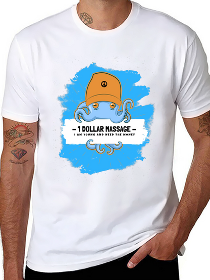 Funny Octopus Massage T-Shirt - $1 Dollar