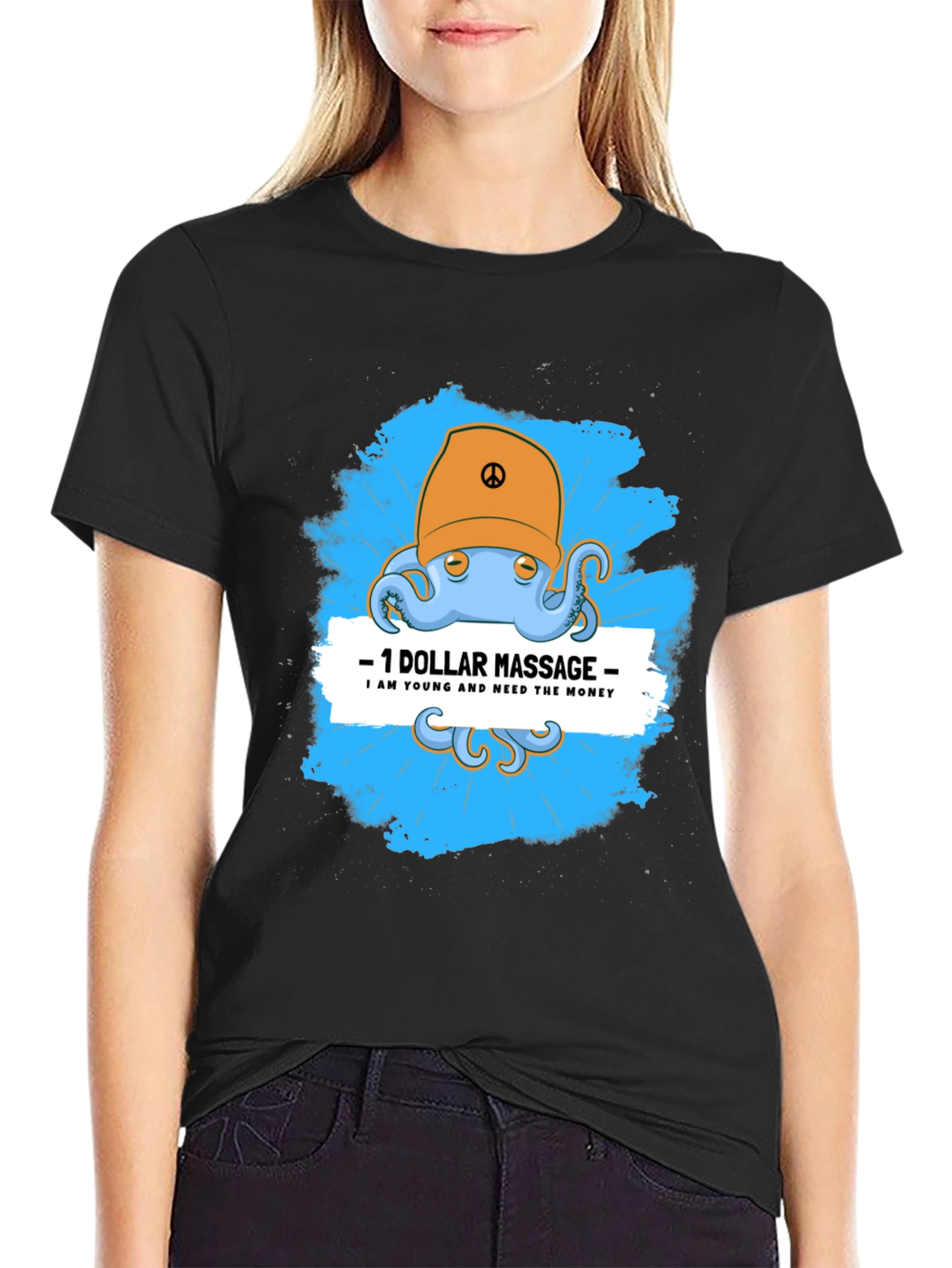 Funny Octopus Massage T-Shirt - $1 Dollar