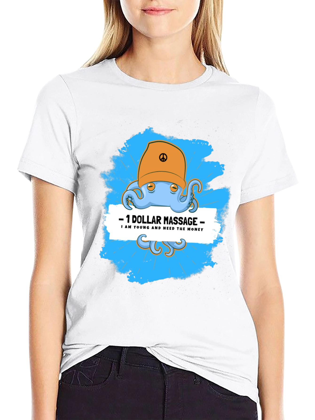 Funny Octopus Massage T-Shirt - $1 Dollar