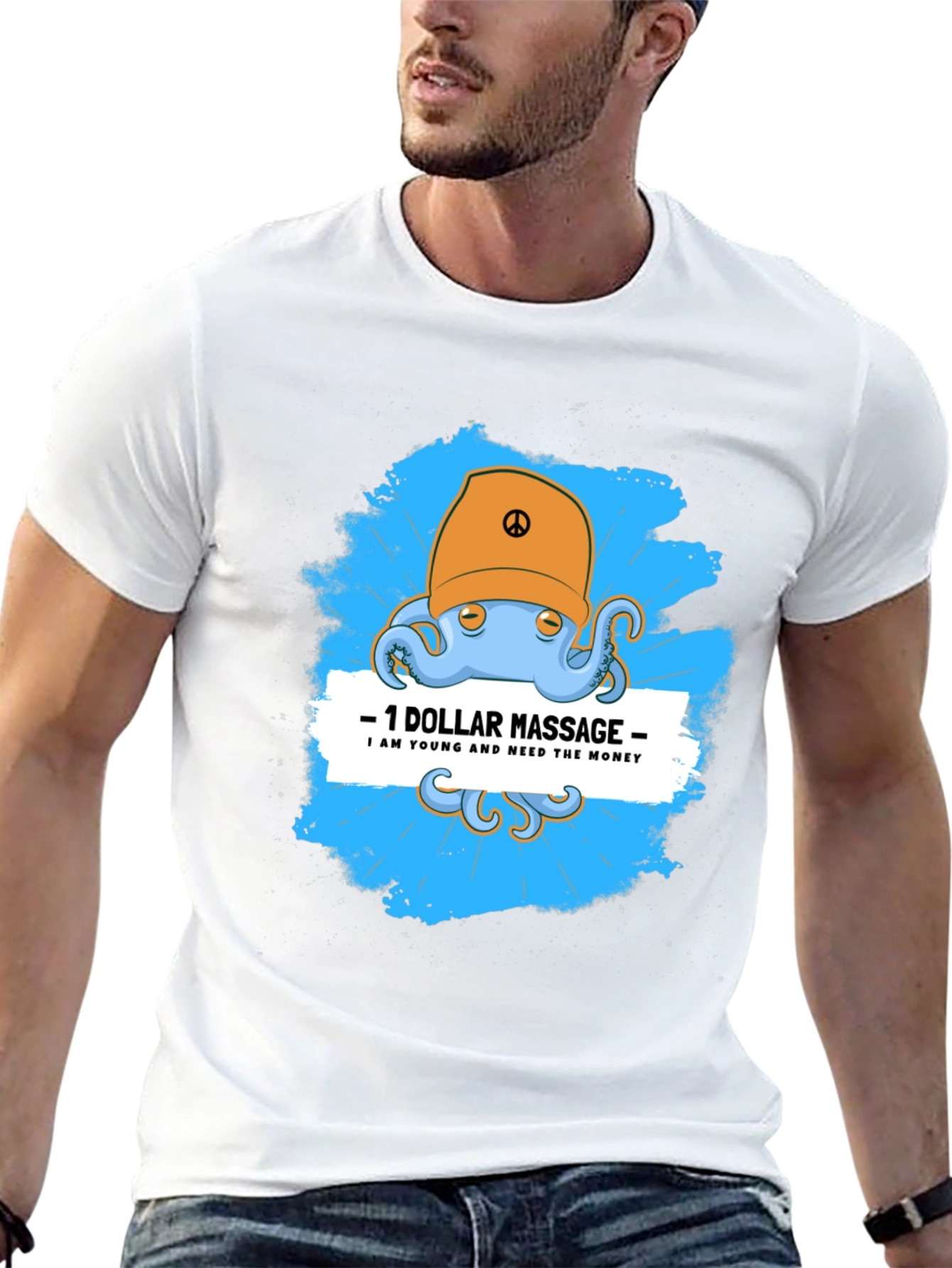 Funny Octopus Massage T-Shirt - $1 Dollar