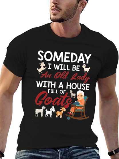 Someday Old Lady Goats T-Shirt