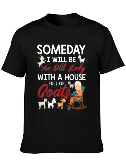 Someday Old Lady Goats T-Shirt