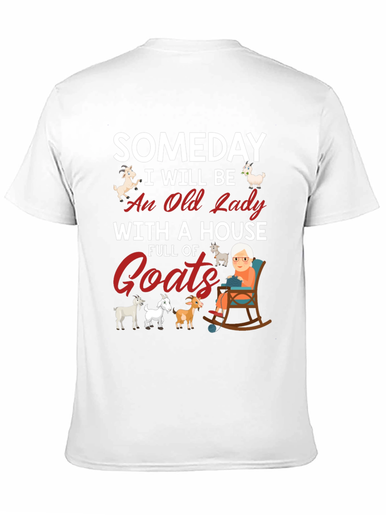 Someday Old Lady Goats T-Shirt