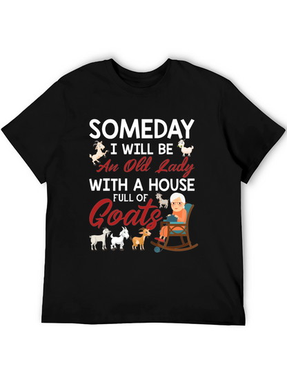 Someday Old Lady Goats T-Shirt