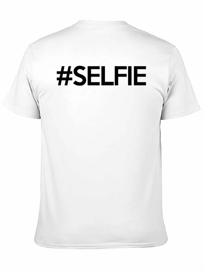 #SELFIE Black Cotton Graphic Tee
