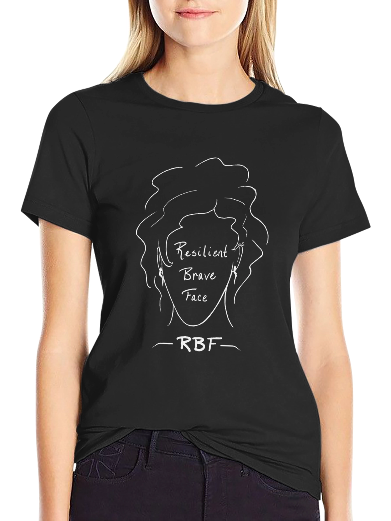 Resilient Brave Face RBF Graphic T-Shirt