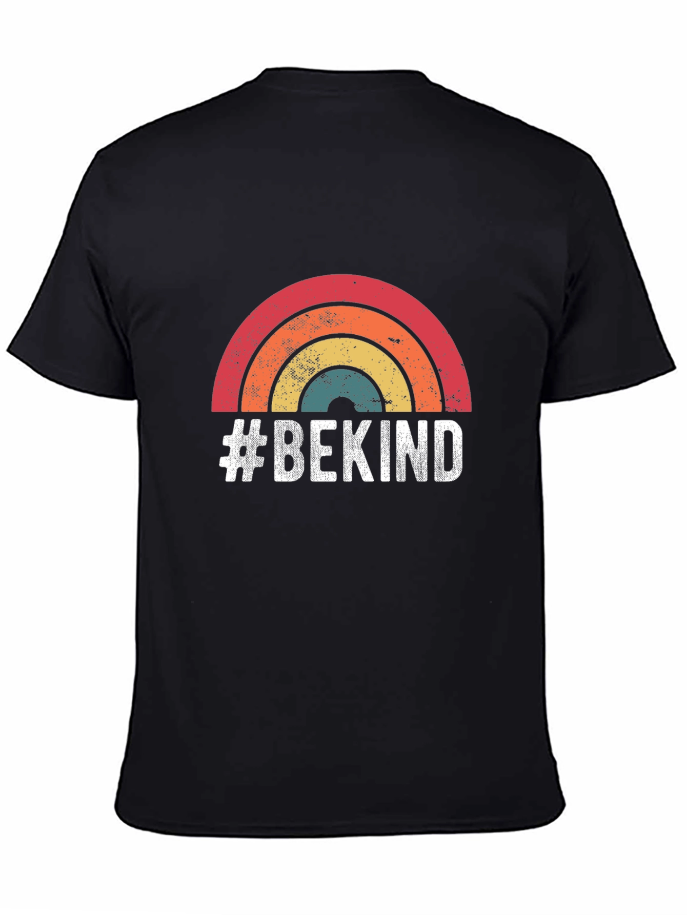 #BeKind Retro Rainbow T-Shirt - Spread Positivity