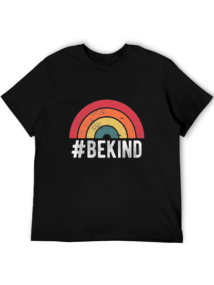 #BeKind Retro Rainbow T-Shirt - Spread Positivity