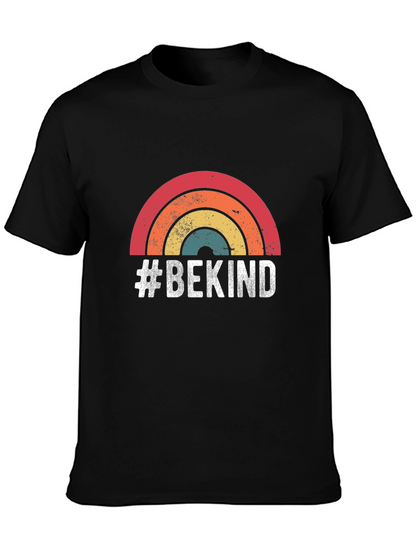 #BeKind Retro Rainbow T-Shirt - Spread Positivity
