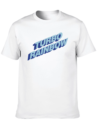 Turbo Rainbow Graphic Tee - Retro Style