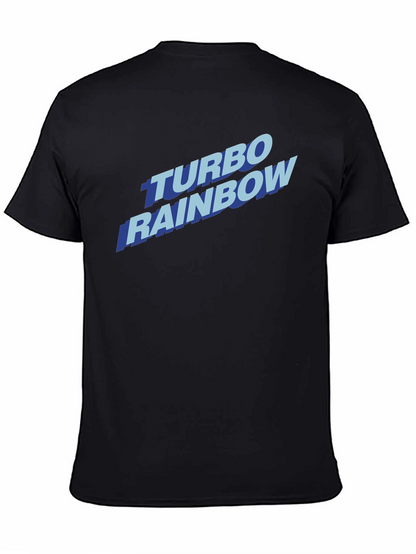 Turbo Rainbow Graphic Tee - Retro Style