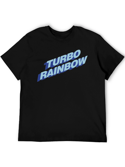 Turbo Rainbow Graphic Tee - Retro Style