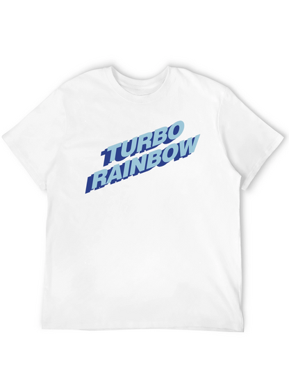 Turbo Rainbow Graphic Tee - Retro Style