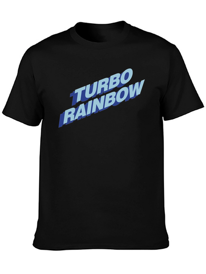 Turbo Rainbow Graphic Tee - Retro Style