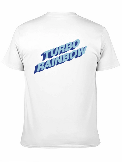 Turbo Rainbow Graphic Tee - Retro Style
