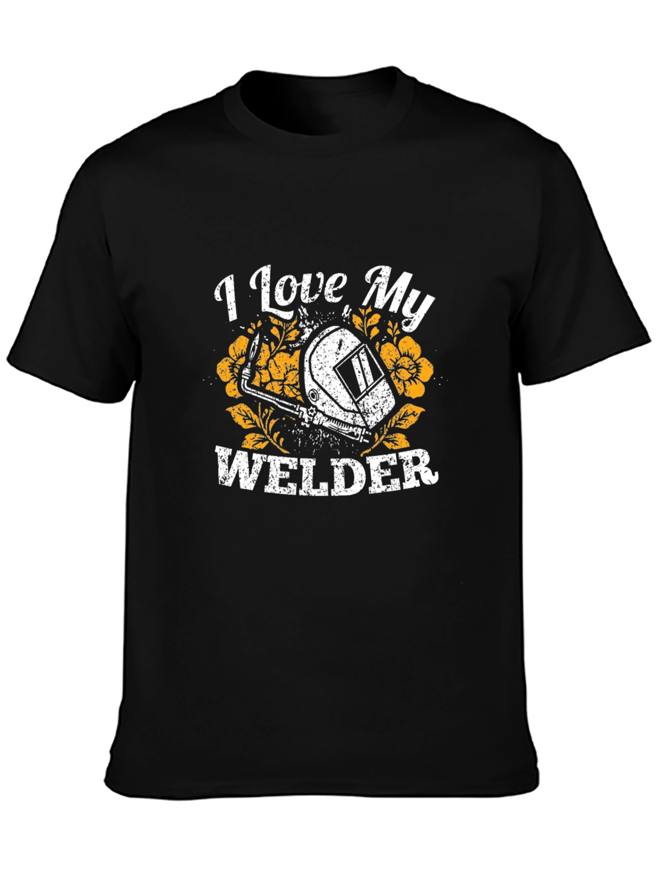 I Love My Welder Graphic T-Shirt - Black