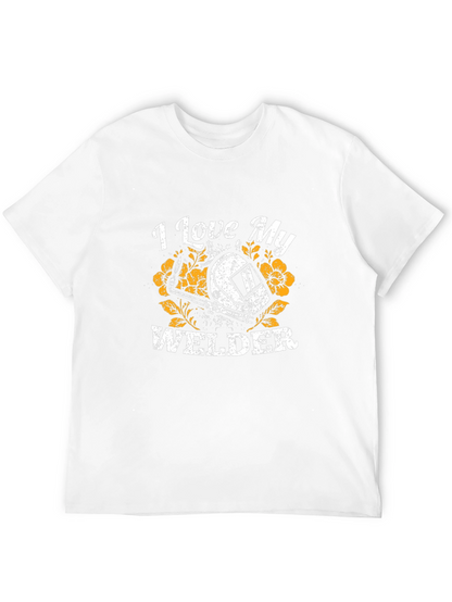 I Love My Welder Graphic T-Shirt - Black