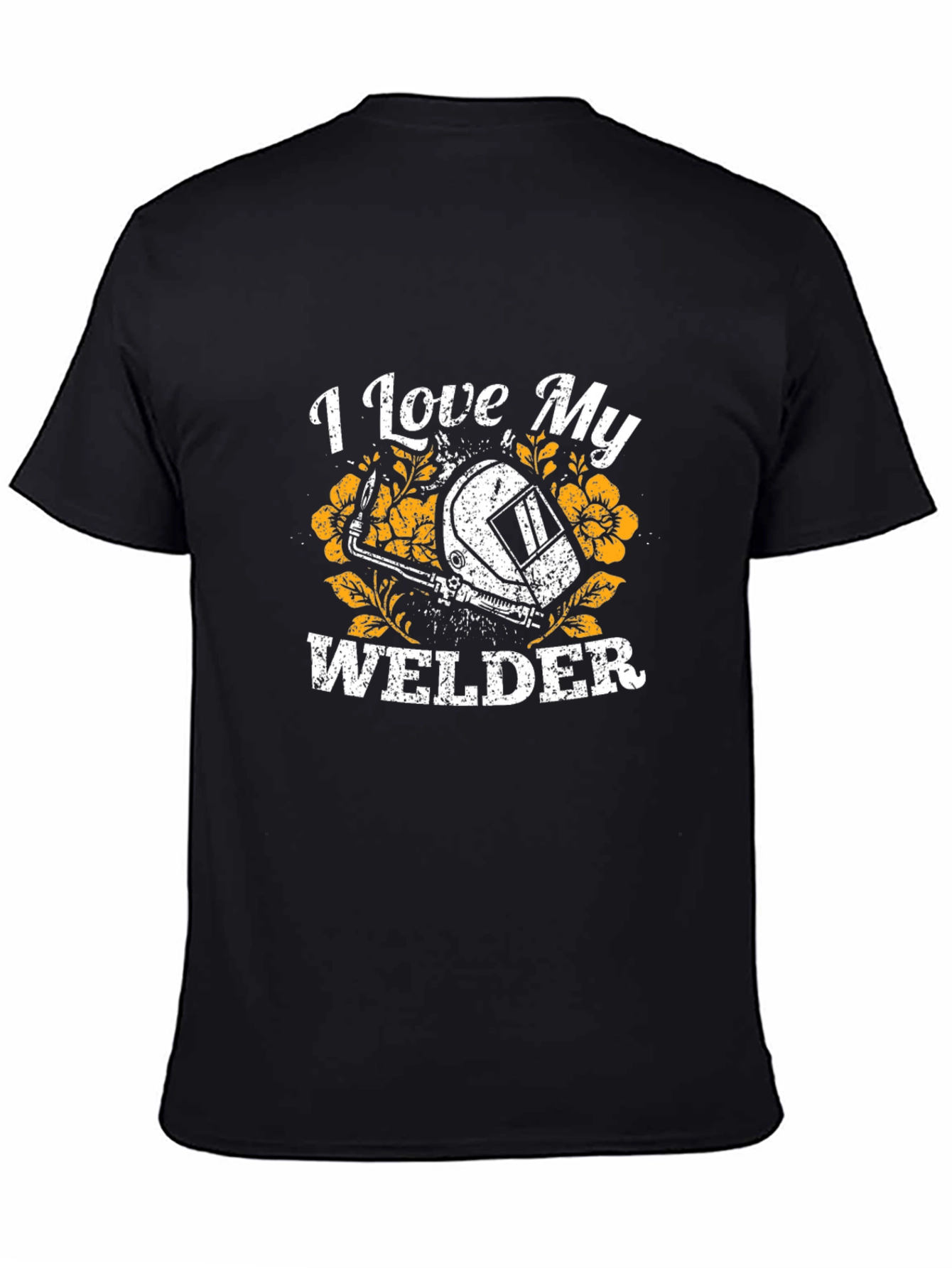 I Love My Welder Graphic T-Shirt - Black