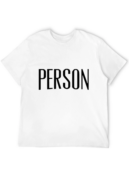 PERSON Graphic Tee - Unisex Black T-Shirt