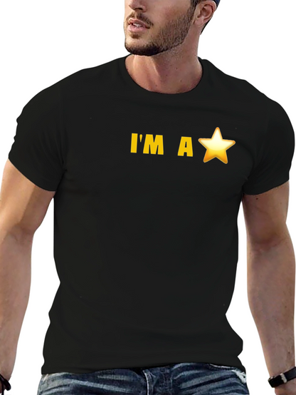 Im a Star Black Tee
