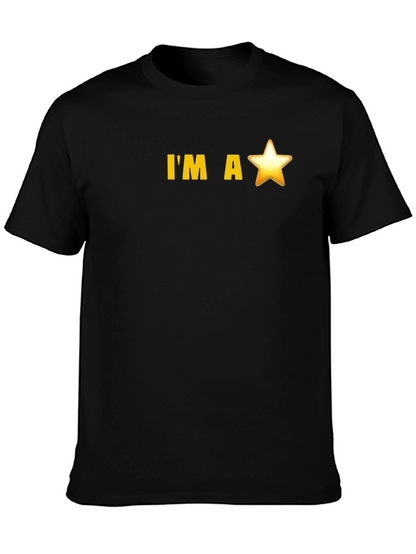Im a Star Black Tee
