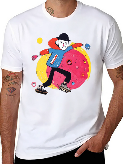 Skater T-Shirt: Funky Cartoon Design