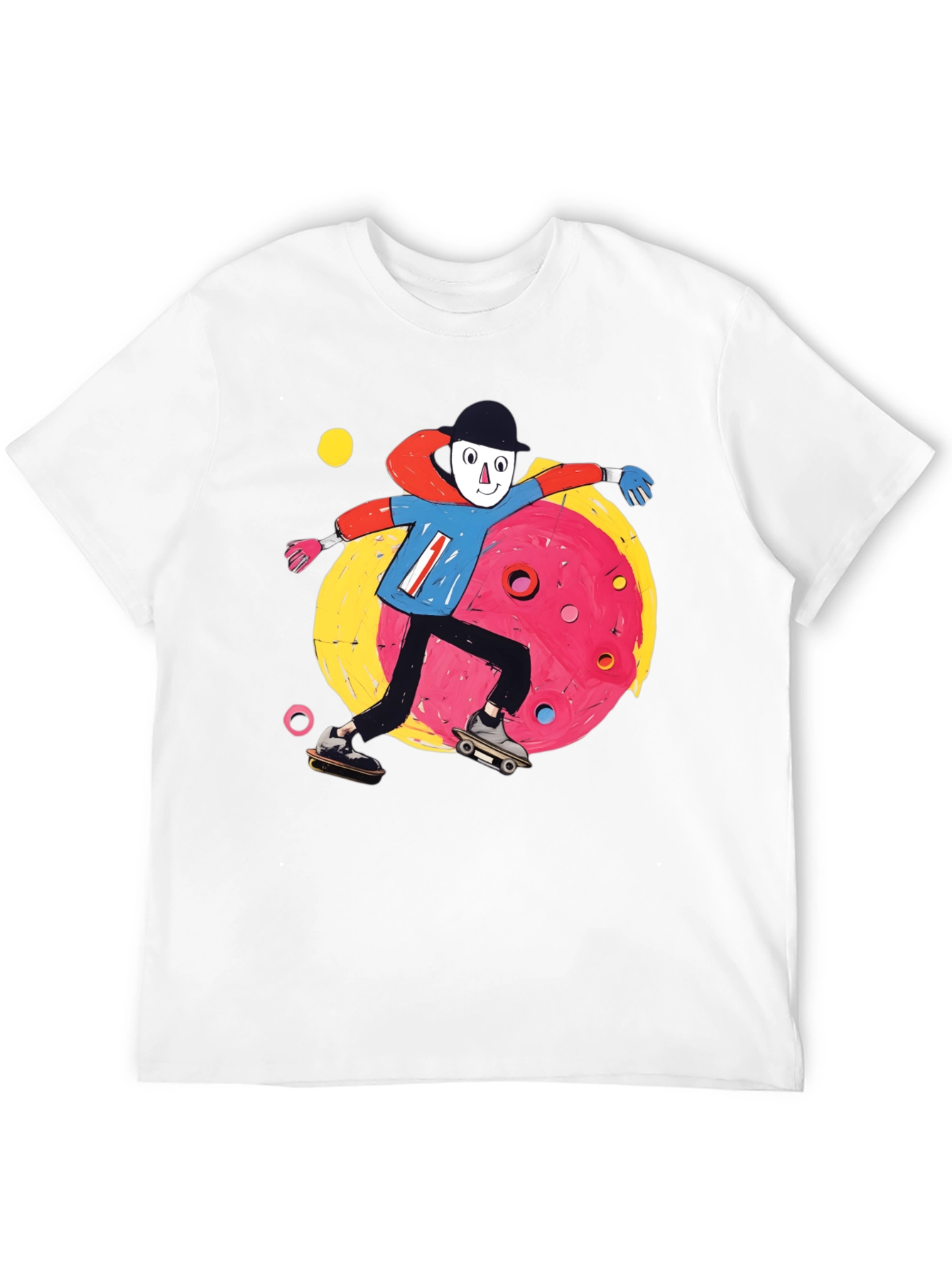Skater T-Shirt: Funky Cartoon Design