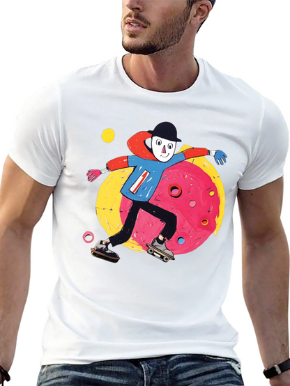 Skater T-Shirt: Funky Cartoon Design