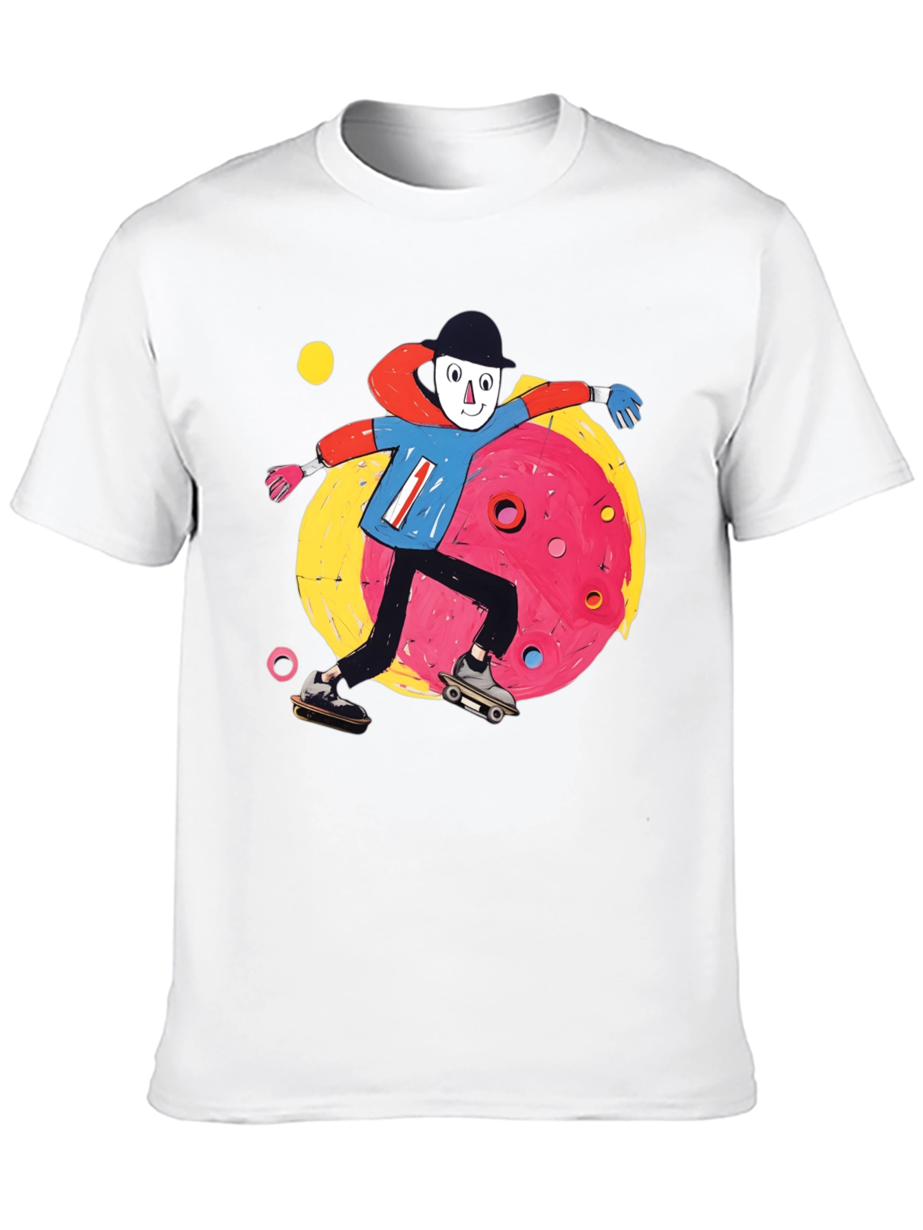 Skater T-Shirt: Funky Cartoon Design