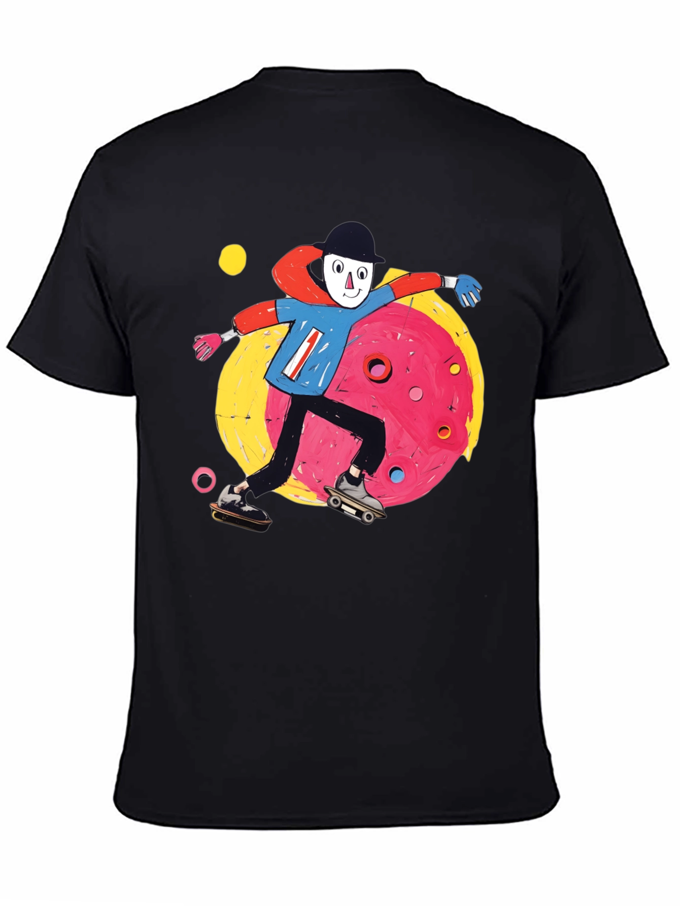 Skater T-Shirt: Funky Cartoon Design