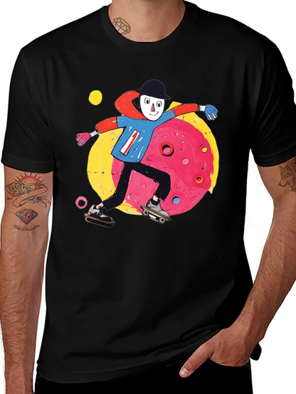Skater T-Shirt: Funky Cartoon Design