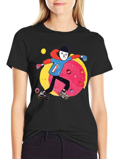 Skater T-Shirt: Funky Cartoon Design