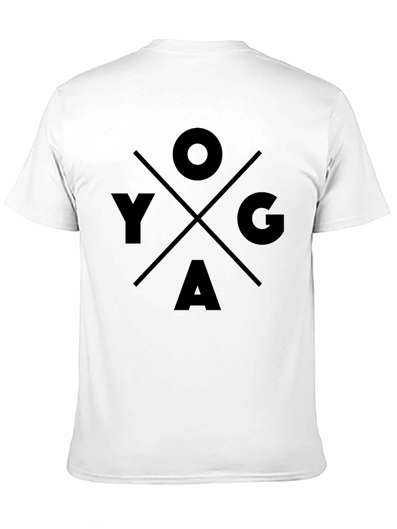 Yoga Graphic T-Shirt - Black Cotton Tee