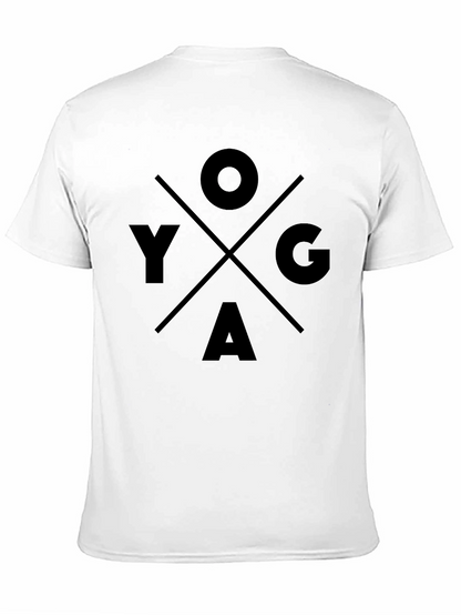 Yoga Graphic T-Shirt - Black Cotton Tee