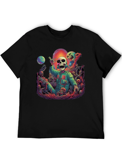 Cosmic Horror Skeleton Graphic Tee