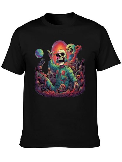 Cosmic Horror Skeleton Graphic Tee